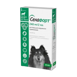 Селафорт 240 мг для собак от 20,1 до 40 кг (КРКА), пип. 2 мл