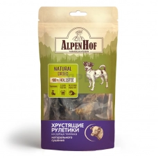 AlpenHof Хрустящие рулетики из рубца теленка для собак 20 г