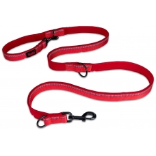 COA Поводок-перестежка для собак "HALTI Double Ended", красный, 200х2,5см
