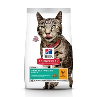 Сухой корм Hill's Science Plan Perfect Weight для взрослых кошек, с курицей, 1,5 кг